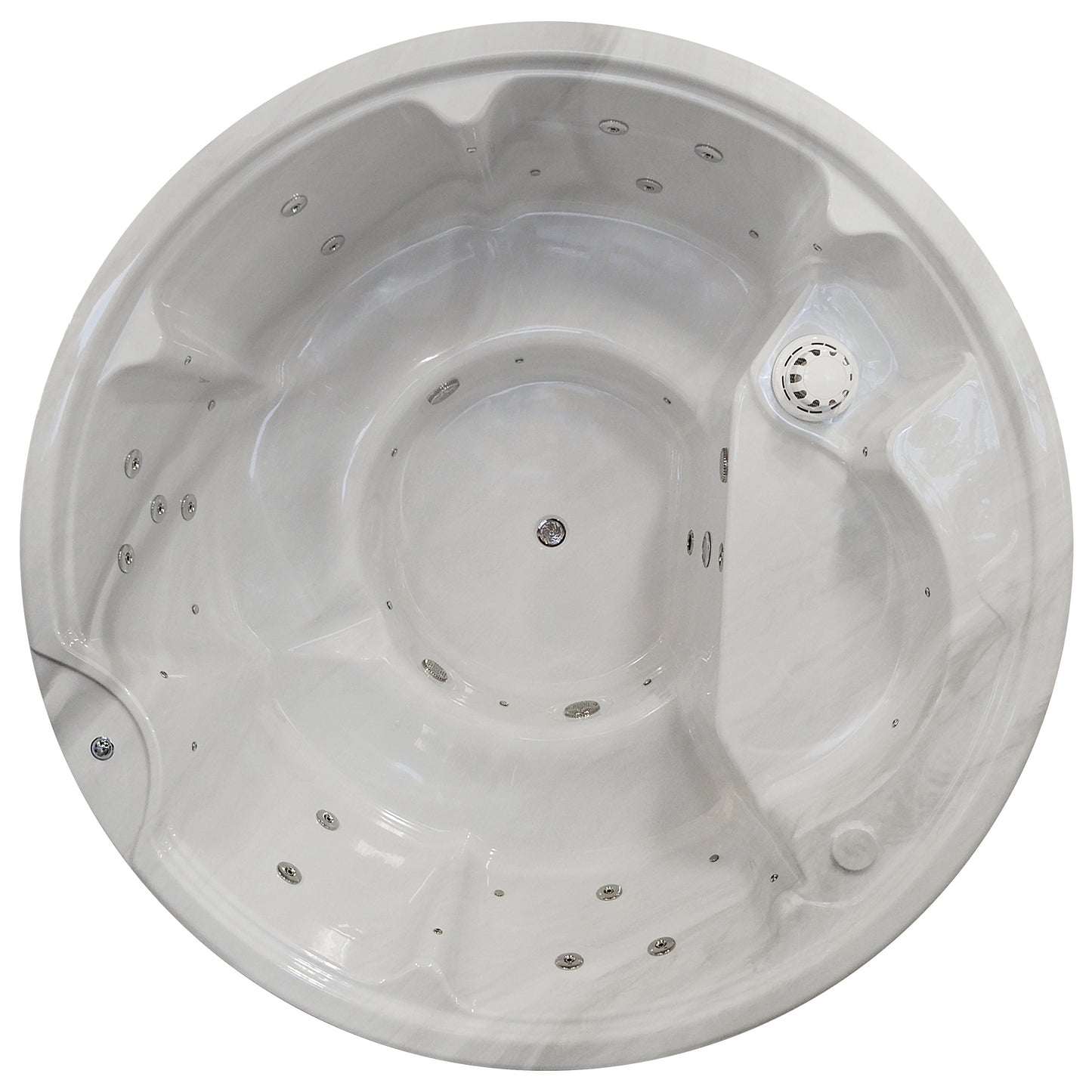 Wellness 5+2 BASIC – Premium XL Hot Tub & Badefass Ø 225 konfigurierbar