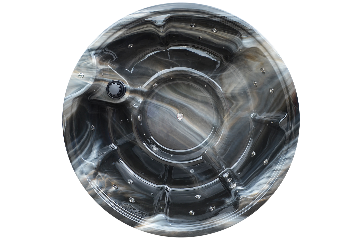 Wellness 7 PRIME - Premium Hot Tub Badefass XL Ø 225 mit Hybrid-Heizung & Whirlpool-Funktion