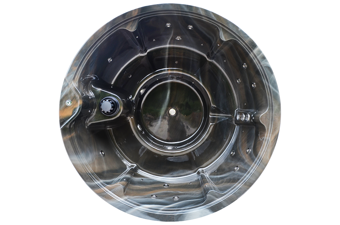 Wellness 6 OPTIMAL - Premium Hot Tub Badefass  Ø 205 mit Whirlpool-Funktion