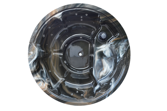 Wellness 4+2 PRIME - Premium Hot Tub Badefass  Ø 205 mit Hybrid-Heizung & Whirlpool-Funktion