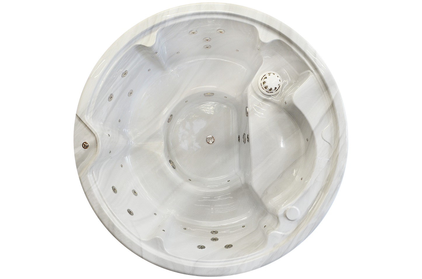Wellness 4+2 PRIME - Premium Hot Tub Badefass  Ø 205 mit Hybrid-Heizung & Whirlpool-Funktion