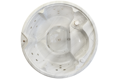 Wellness 4+2 PRIME - Premium Hot Tub Badefass  Ø 205 mit Hybrid-Heizung & Whirlpool-Funktion