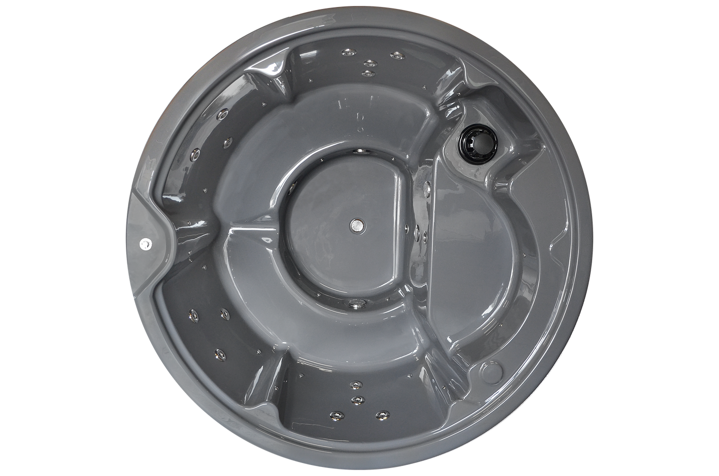 Wellness 4+2 PRIME - Premium Hot Tub Badefass  Ø 205 mit Hybrid-Heizung & Whirlpool-Funktion