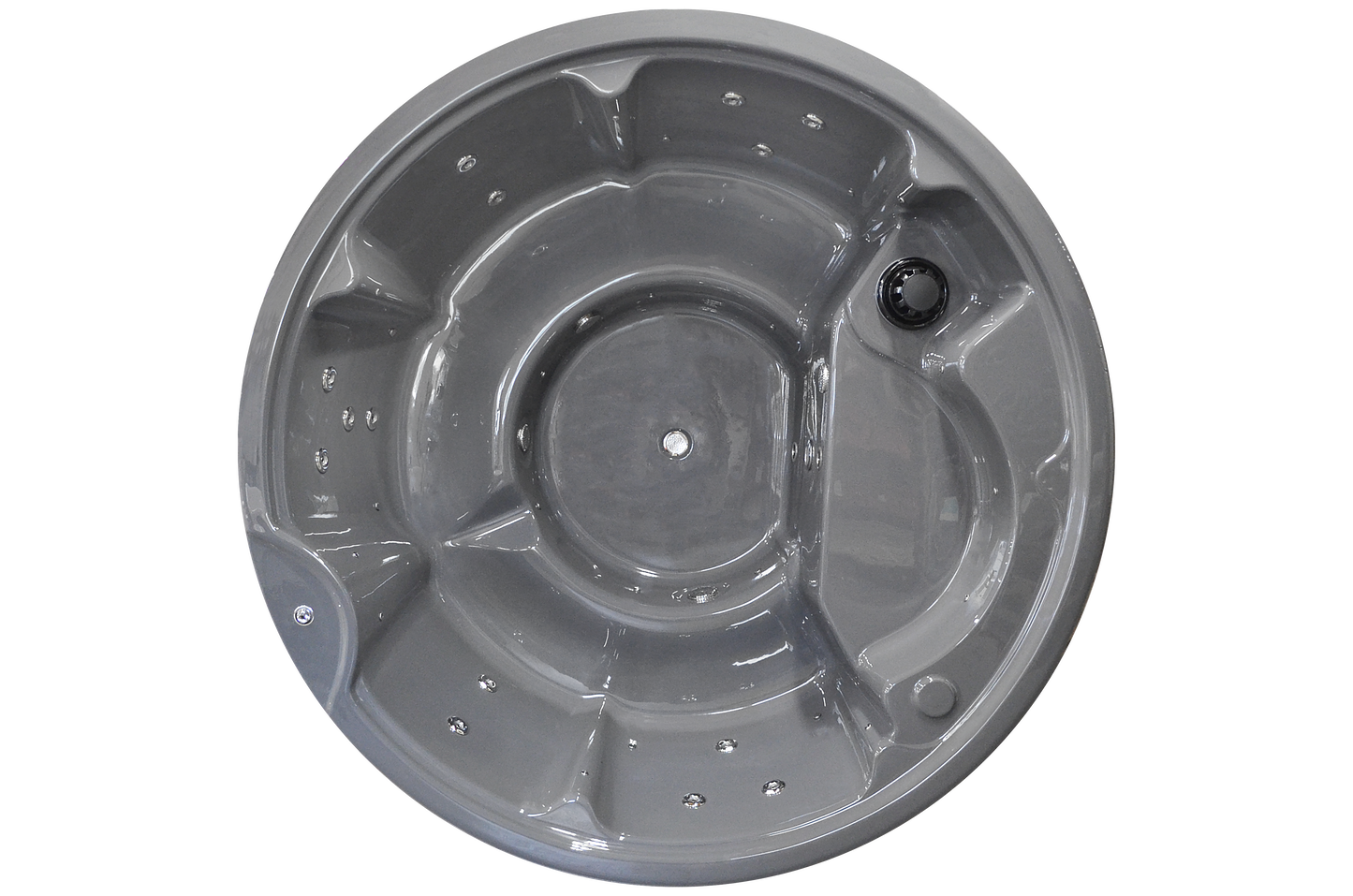 Wellness 5+2 PRIME - Premium Hot Tub Badefass XL Ø 225 mit Hybrid-Heizung & Whirlpool