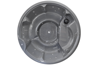 Wellness 5+2 PRIME - Premium Hot Tub Badefass XL Ø 225 mit Hybrid-Heizung & Whirlpool