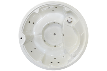 Wellness 4+2 PRIME - Premium Hot Tub Badefass  Ø 205 mit Hybrid-Heizung & Whirlpool-Funktion