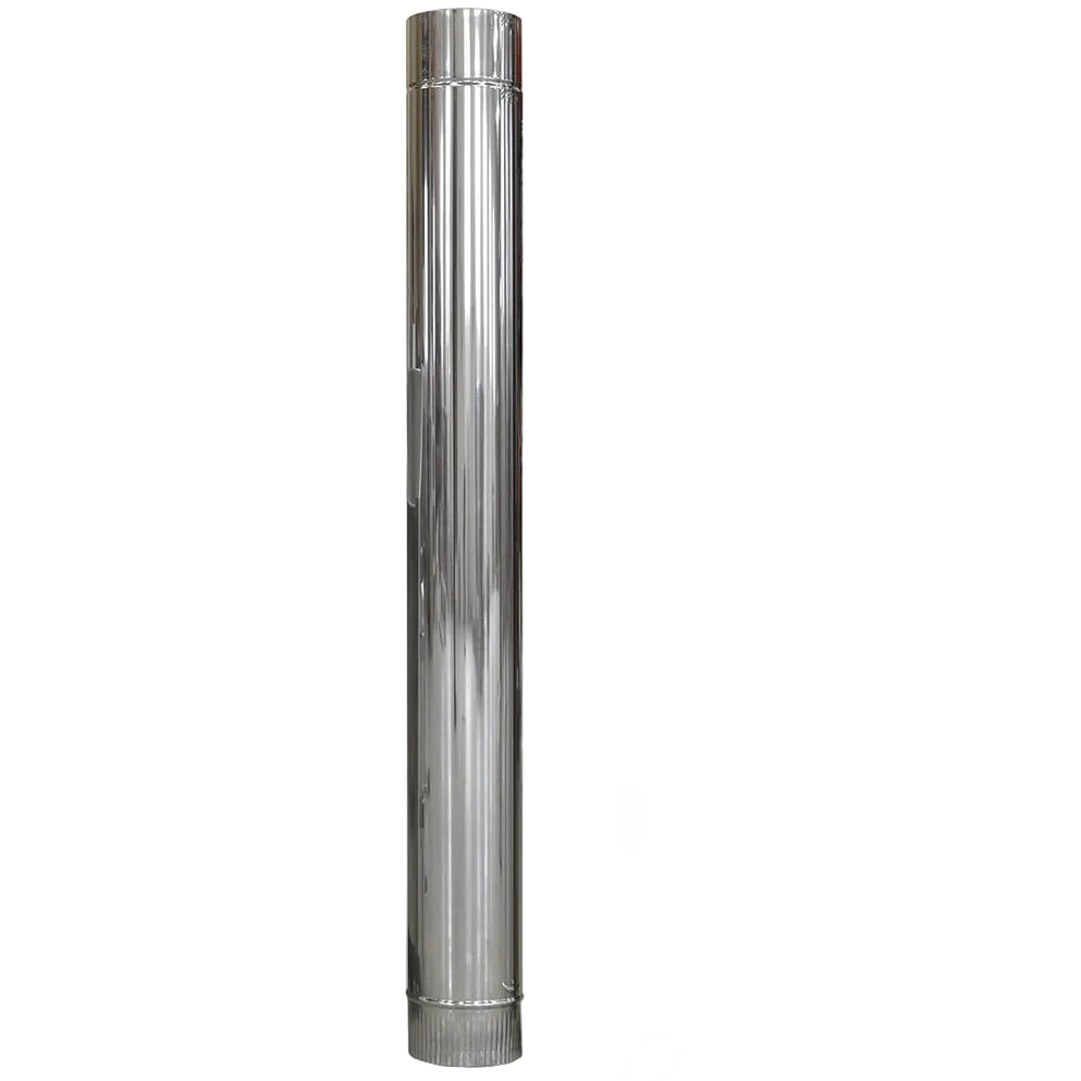 Schornsteinverlängerung Kamin 1 m Edelstahl